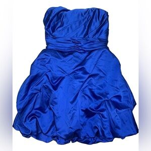 David’s Bridal Cocktail Mini Dress Strapless